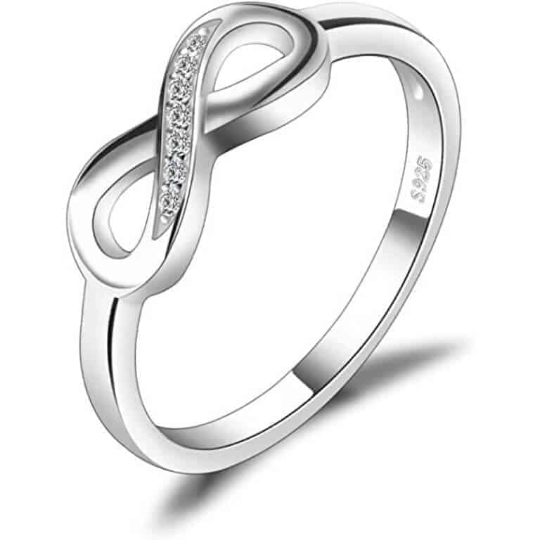 anillo para mama simbolo infinito