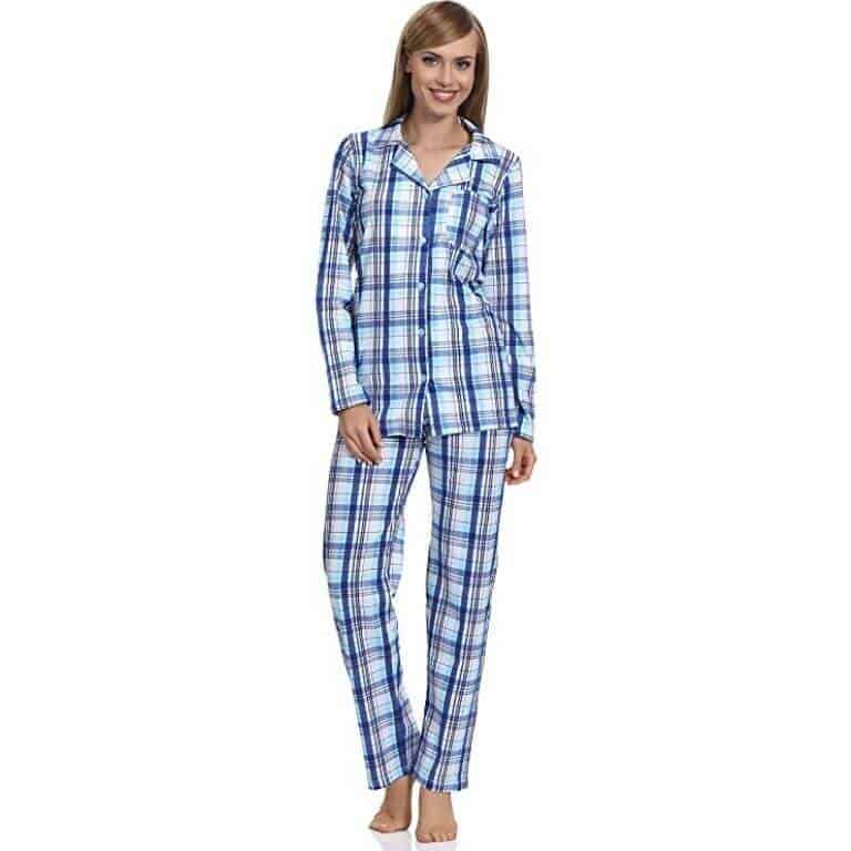 pijama lactancia invierno cuadros