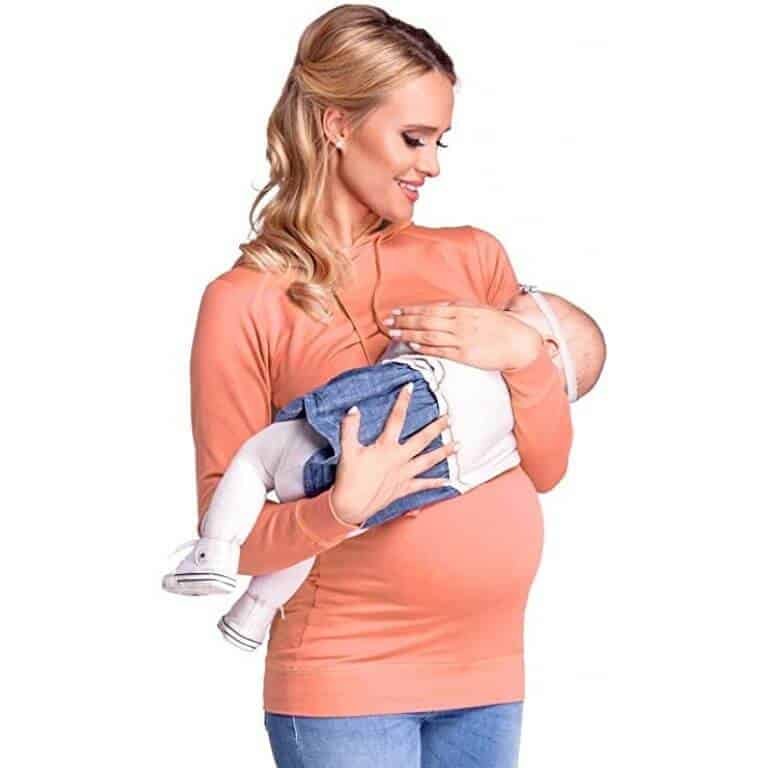 sudadera de lactancia materna