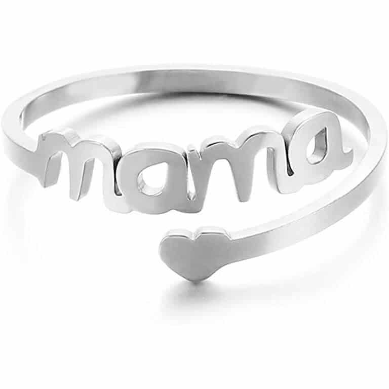 anillo para una madre con corazon